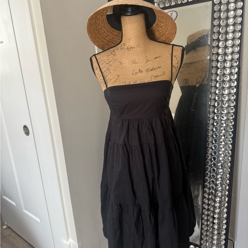 LEVI’s Elegant Black Spaghetti Strap Dress